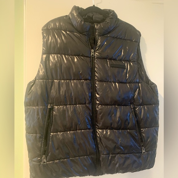 H&M Mens Vest Coat. Size L. Black - Picture 1 of 3